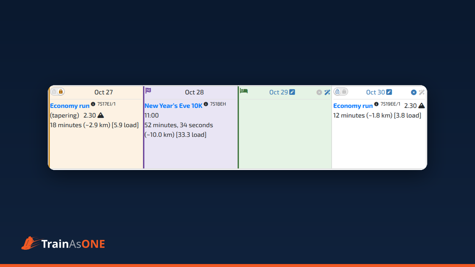 Feature Update: Per-Day Locking, Race Days and Post-Race Rest Days